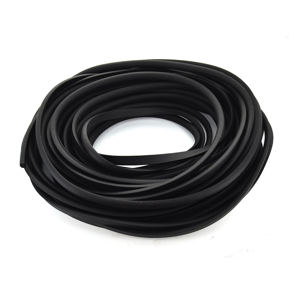 1/2 Inch Closed Cell Sponge Rubber Half Round 50' Roll