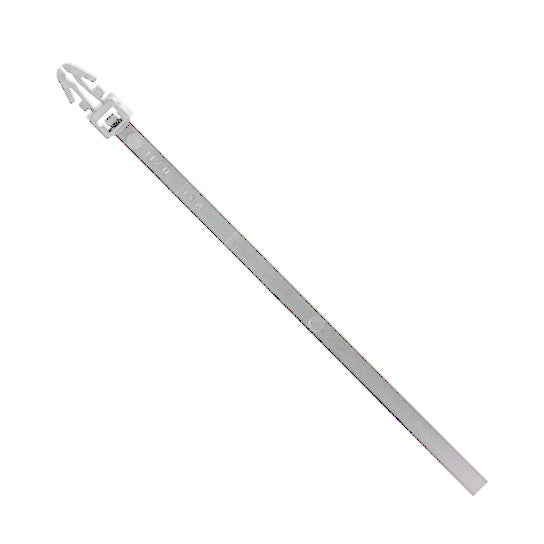 8-1/2 Inch 50 Lb Push Mount Wire Tie White