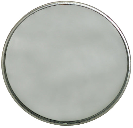 3 Inch X Round Aluminum Blind Spot Stick-On Round Mirror