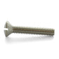 #6-32 x 1-1/2 Inch Coarse Plain 18-8 (A2) Stainless Steel Slotted Drive Oval Countersunk Head Machine Screw