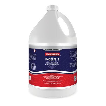 Fastserv F-Con 1 Heavy Foaming Condenser Coil Cleaner - 1 Gallon Bottle