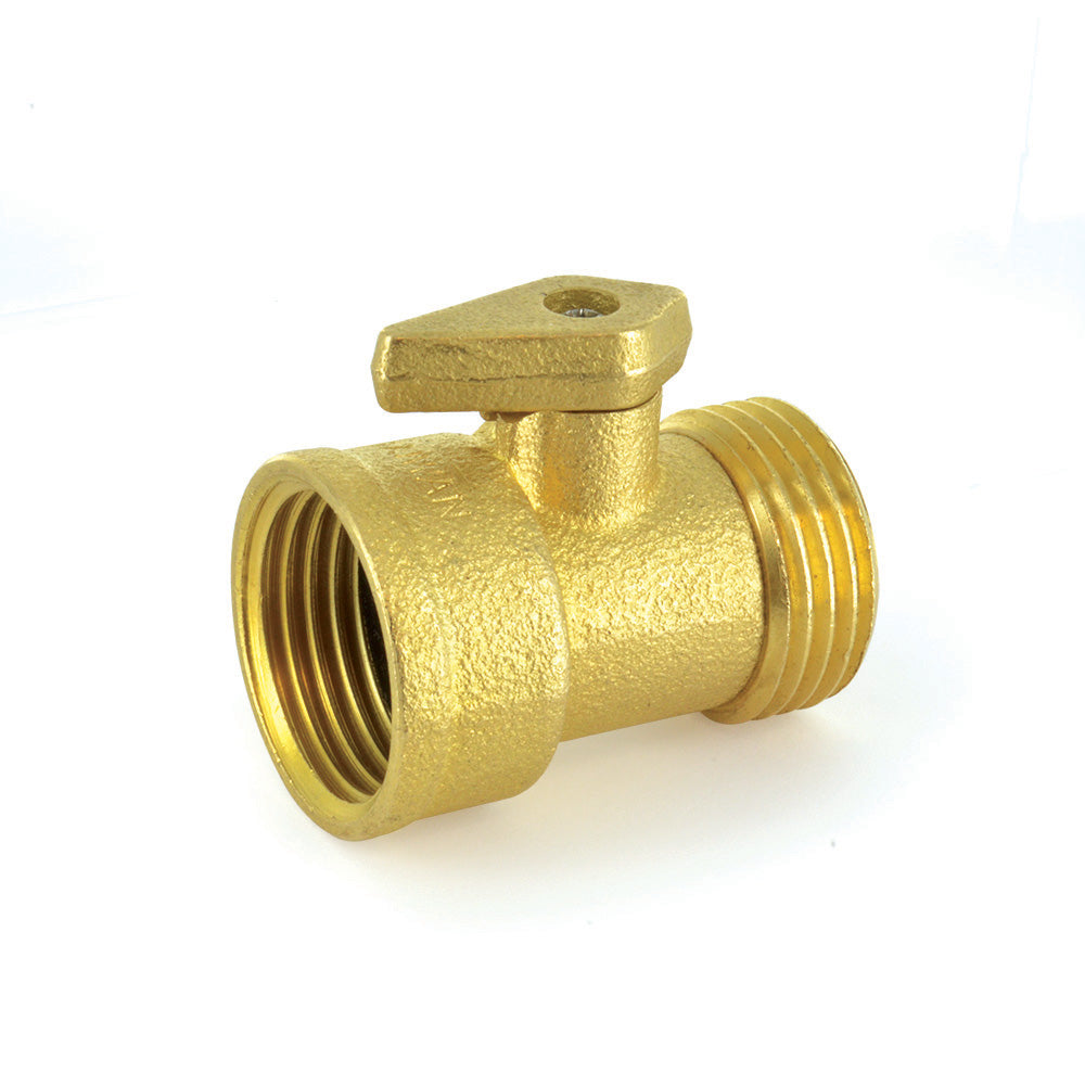 3/4 Inch Male X 3/4 Inch Female Brass Hose Valve