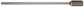 1/2 Inch Cylindrical No End Cut 1/4 Inch X 6 Inch Shank Sa-5L6 Premium Carbide Bur