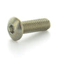 M4 x 0.7 x 10 mm Coarse Plain 18-8 (A2) Stainless Steel Iso 7380-1 Button Head Socket Cap Screw