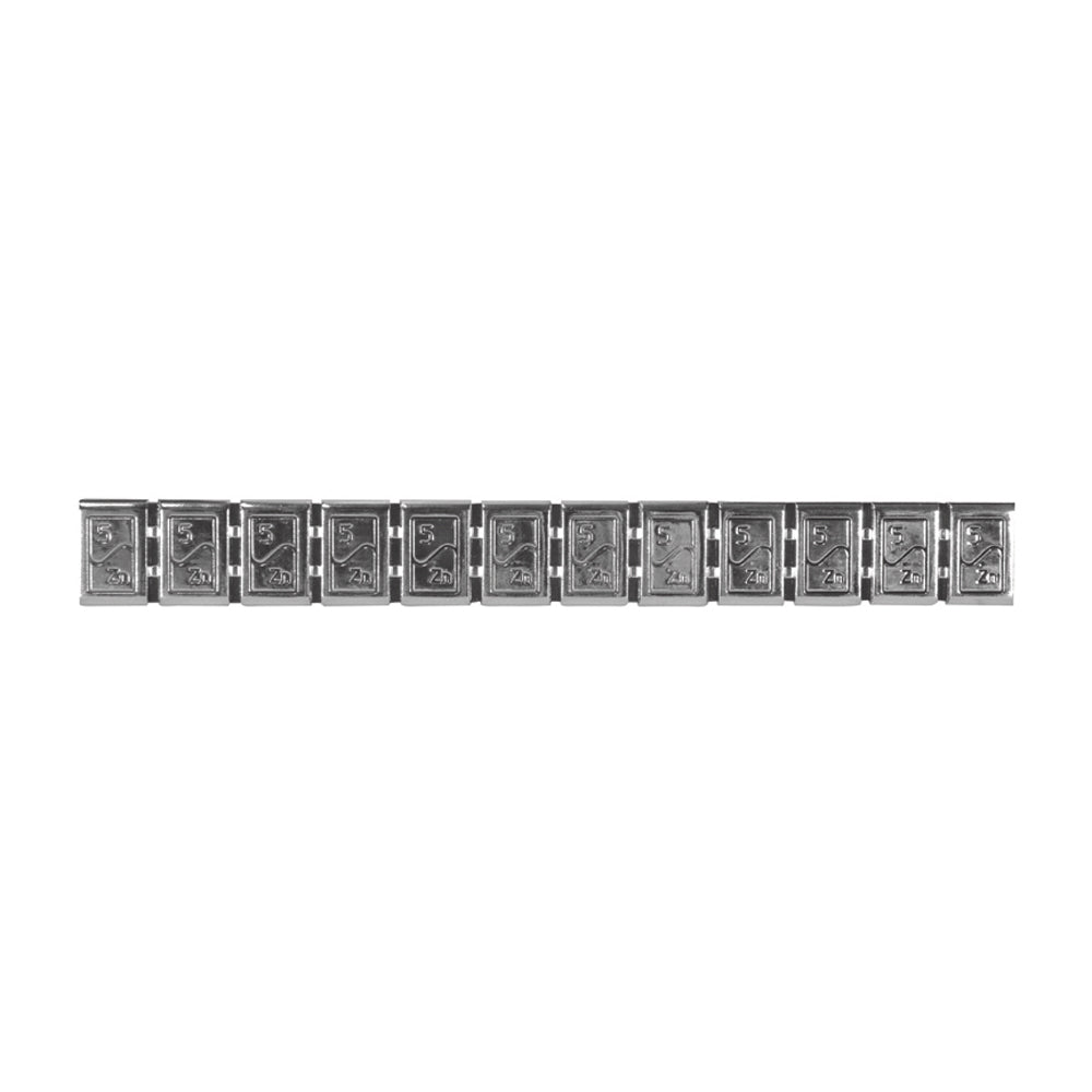 5g Adhesive Weight Zinc Chrome-Plated - 50 Per Box
