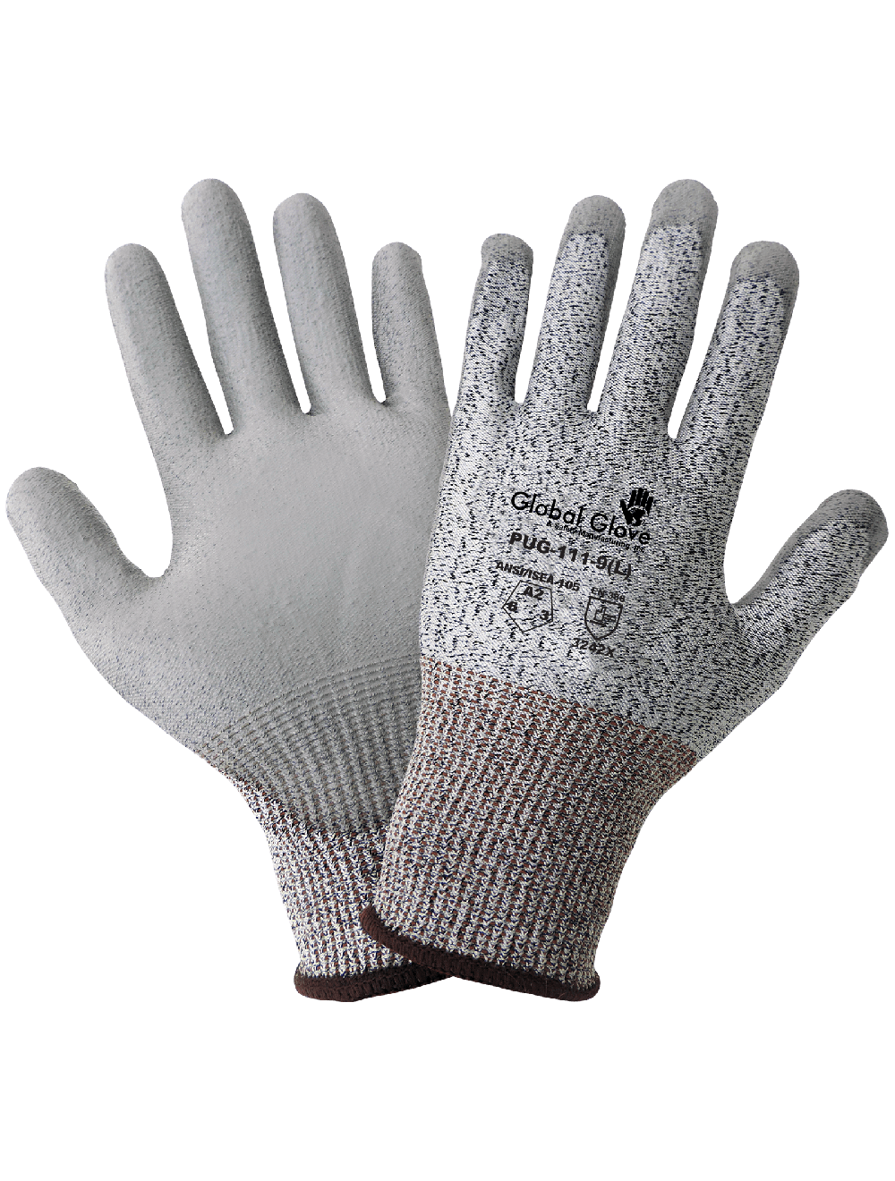 Polyurethane Coated Cut, Abrasion, And Puncture Resistant Gloves A2 Small