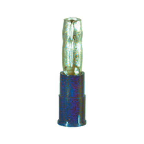 16-14 Gauge Male Bullet Connector 0.157 PVC Insulated Blue