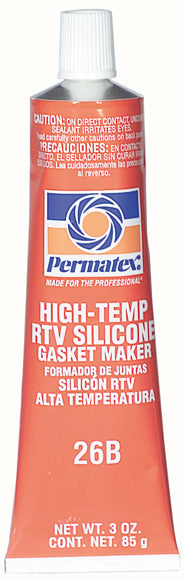 Permatex Ultra High Temp Red RTV Gasket Maker 3.35Oz