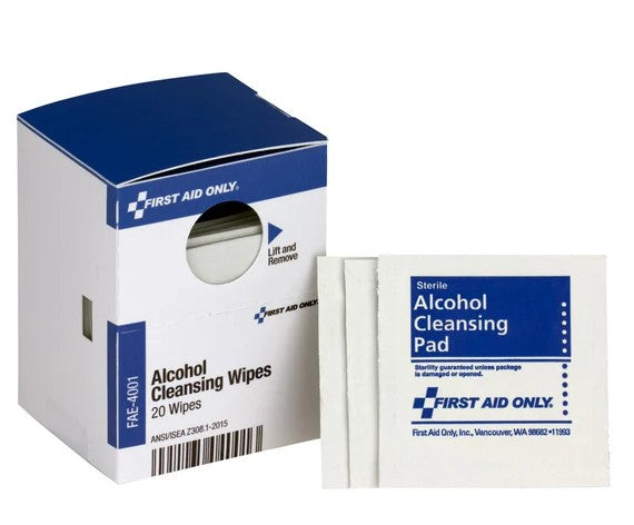 Alcohol Wipes- 20 Per Box