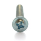 1/4-20 x 3/4 Inch Coarse Zinc Plated Steel #3 Phillips Drive Round Head Machine Screw