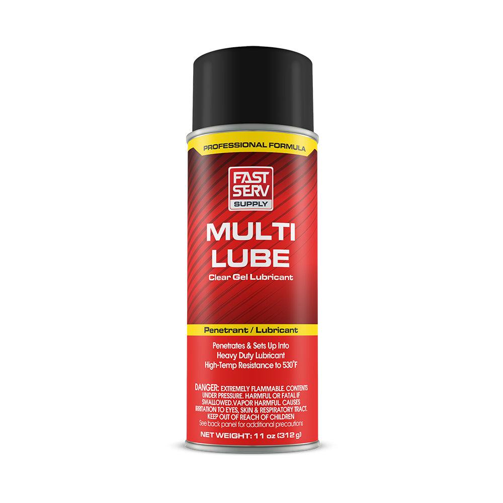 Fastserv Multi Lube Clear Gel Lubricant - 11 Oz Net Weight
