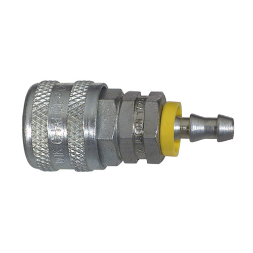 1/4 Inch Basic Size Push-On Type Aro Style Interchange Plug 3/8 Inch Hose Barb