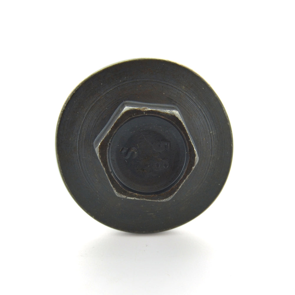M12 x 1.75 x Black Phosphate Steel Oil Drain Plug With Rubber Molded Gasket Washer