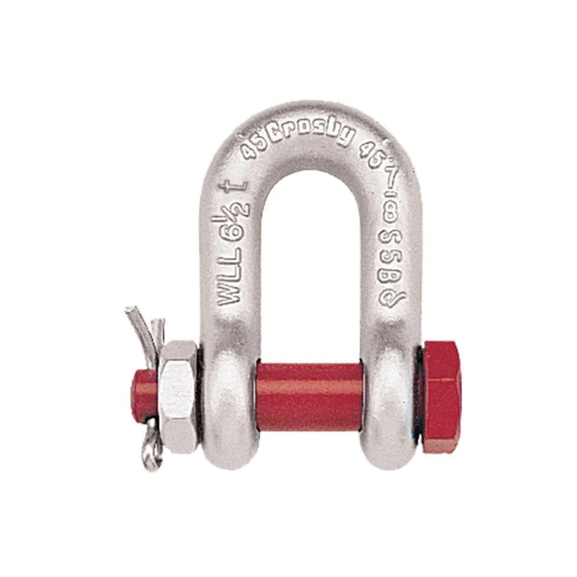 1-3/4 Bolt Type 25 Ton Hot Dip Galvanized Forged Carbon Steel Anchor Shackle