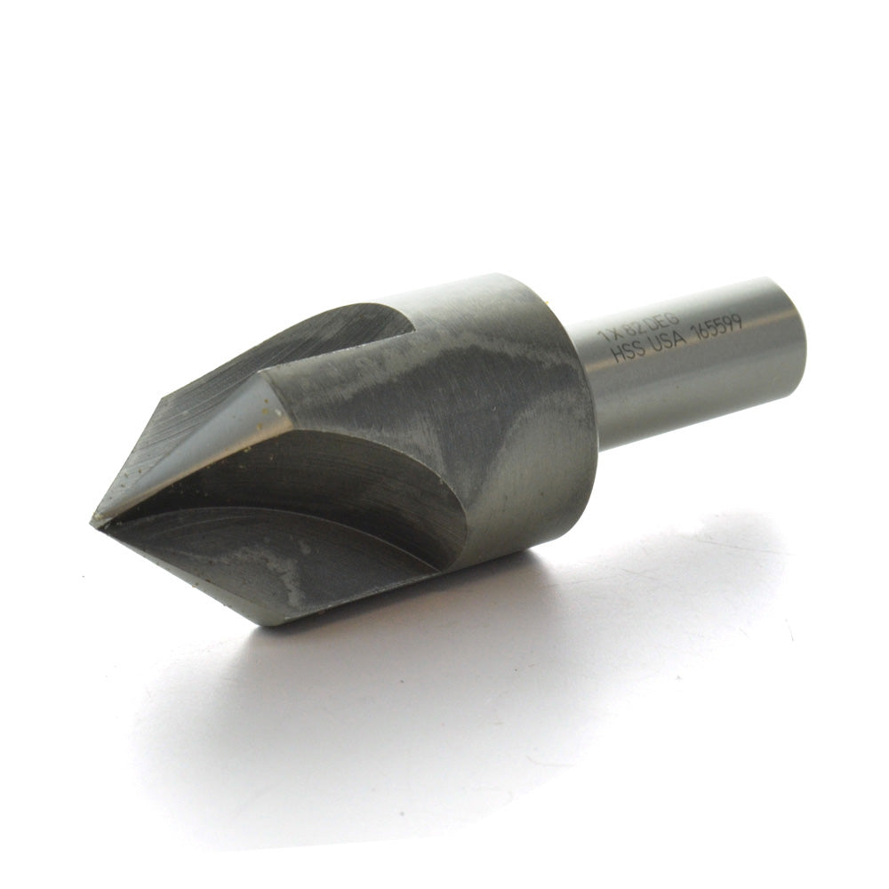 1/2 Inch 3 Flute Black Oxide High Speed Steel T401 Fractional Size Center Reamer/Countersink