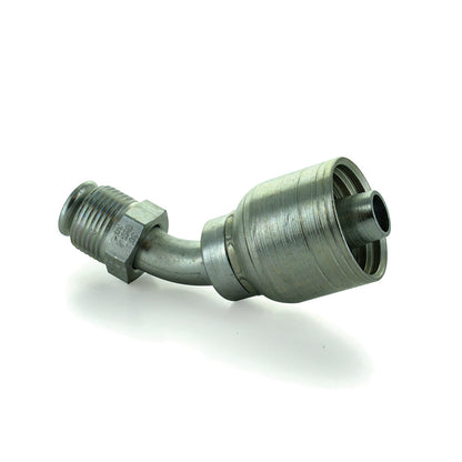 3/8 Inch X 5/8-18 Inverted Male Swivel 45 Degree Elbow Z Series Weatherhead Fitting