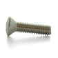 1/4-20 x 7/8 Inch Coarse Plain 18-8 (A2) Stainless Steel #3 Phillips Drive Oval Countersunk Head Machine Screw