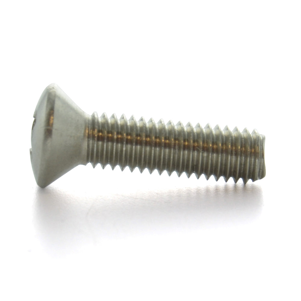 #8-32 x 5/8 Inch Coarse Plain 18-8 (A2) Stainless Steel #2 Phillips Drive Oval Countersunk Head Machine Screw