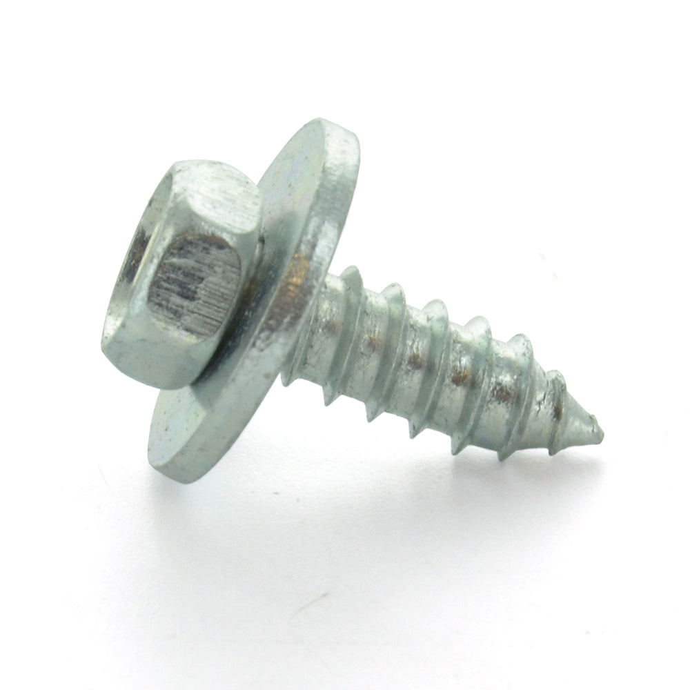 M4.8 x 1.61 x 16 Mm Black Oxide Steel Hex Head Self-Tapping Sheet Metal Screw With Sem Washer