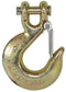1/4 Inch Grade 70 Plated Yellow Chromate Forged Steel Latch Installed Alloy Clevis Slip Hook