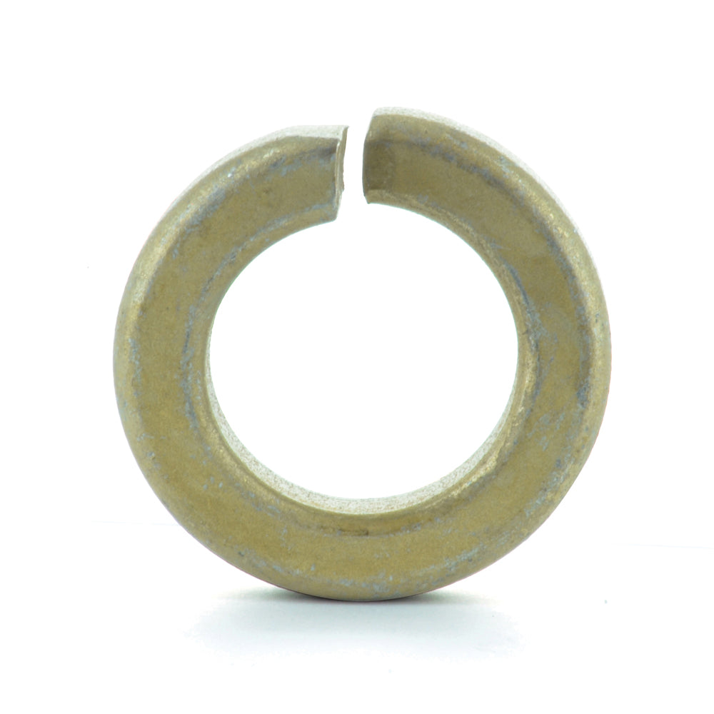 1 Inch Yellow Zinc 4034 Hi-Alloy Steel Split Lock Washer