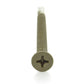 1/4-20 x 2-3/4 Inch W.A.R. Coated Steel #4 Point Flat - Countersunk Head Self-Drilling Tek Screw With Wings