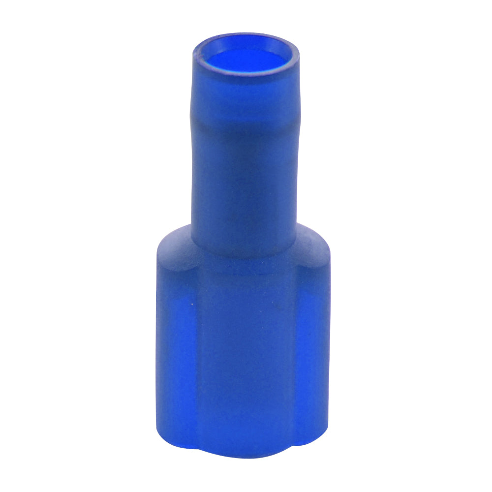 16-14 Gauge Male Quick Disconnect 3/16" Tab Ultra-Tuff Fully Insulated Nylon Blue