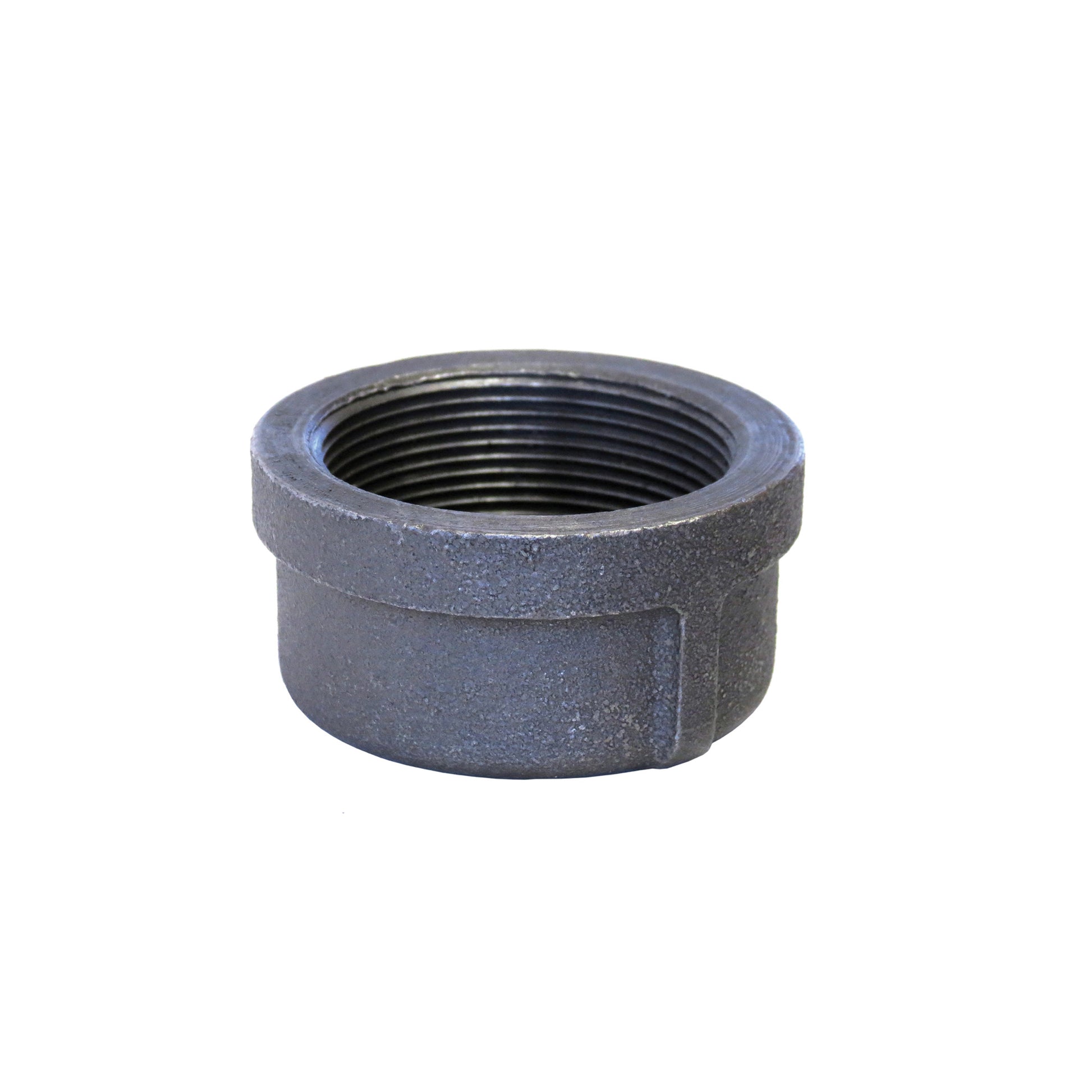2-1/2" Schedule 40 Female NPT Black Welded Malleable Iron Pipe End Cap USA