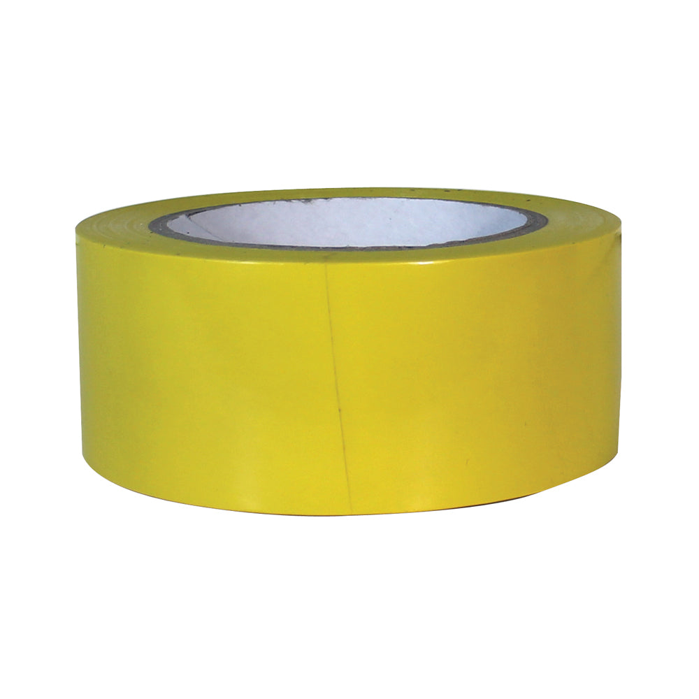 2 Inch X 36 Yd Yellow Pvc Solid Color Marking Tape