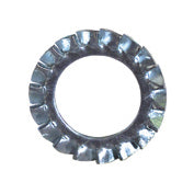 M12 Din 6798A Zinc Plated Steel External Serrated Star Lock Washer