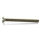 #6-32 x 3/8 Inch Coarse Plain 18-8 (A2) Stainless Steel Slotted Drive Flat Countersunk Head Machine Screw