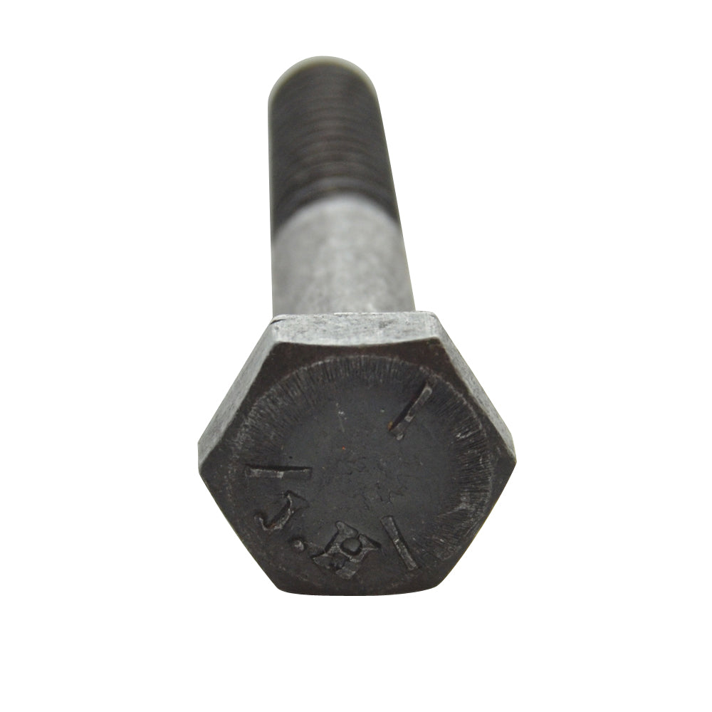 1-8 x 4-1/2 Inch Coarse Grade 5 Plain Steel Hex Head Cap Screw