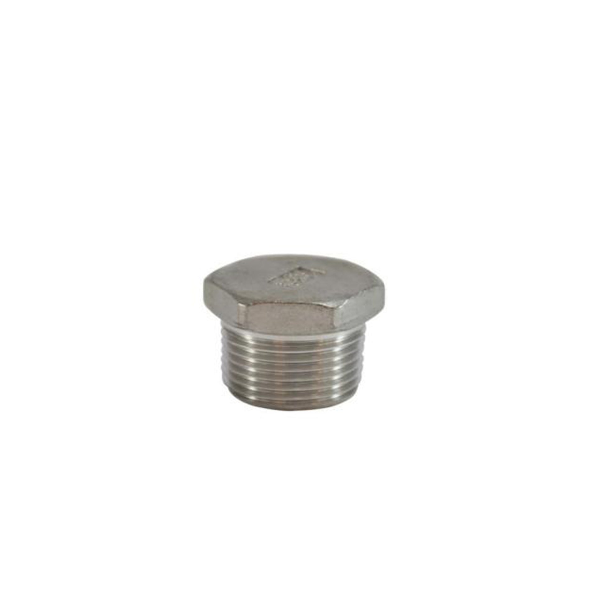 1/4 Inch Hex Head Plug 316 Stainless Steel