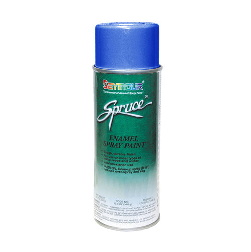 Seymour Economy Spruce Gloss Medium Blue Paint - 12 Oz Net Wt. - Aerosol