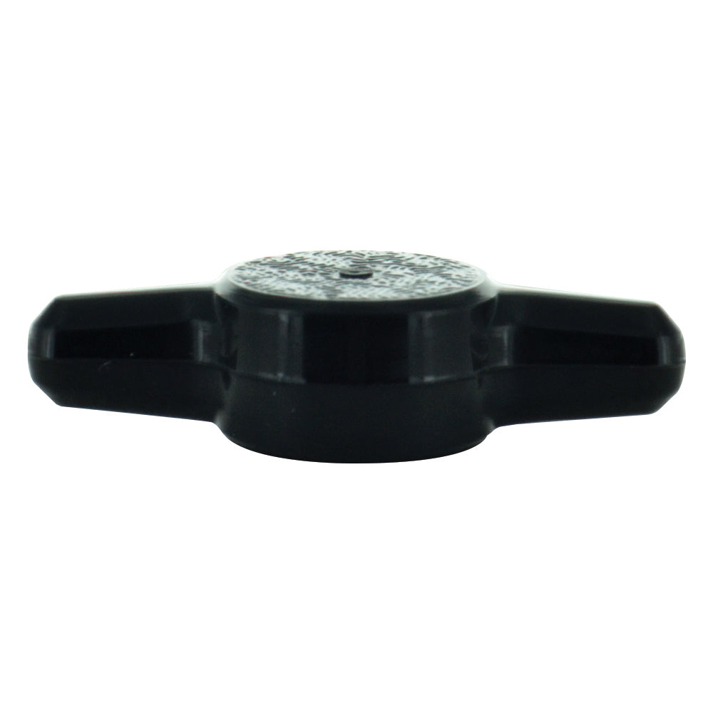 Black Tee Thumb Screw Knob - 3/8 Inch (1-3/4 Inch Diameter)