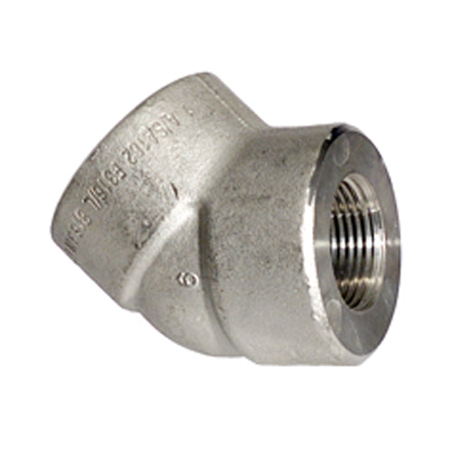 1/2 Schedule 80 Male Npt 316 Stainless Steel 45 Elbow
