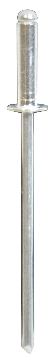 0.126 - 0.250 Inch Grip 3/32 Inch Dia X 0.375 Inch 5052 Aluminum Standard Flange Dome Head Blind Rivet