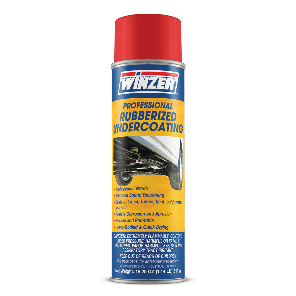 Winzer Professional Rubberized Undercoating - 18.25 Oz Net Weight - Aerosol