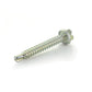 1/4 x 1-1/2 Inch Slotted Hex Washer Head Drill Point Tek Crimptite Zinc