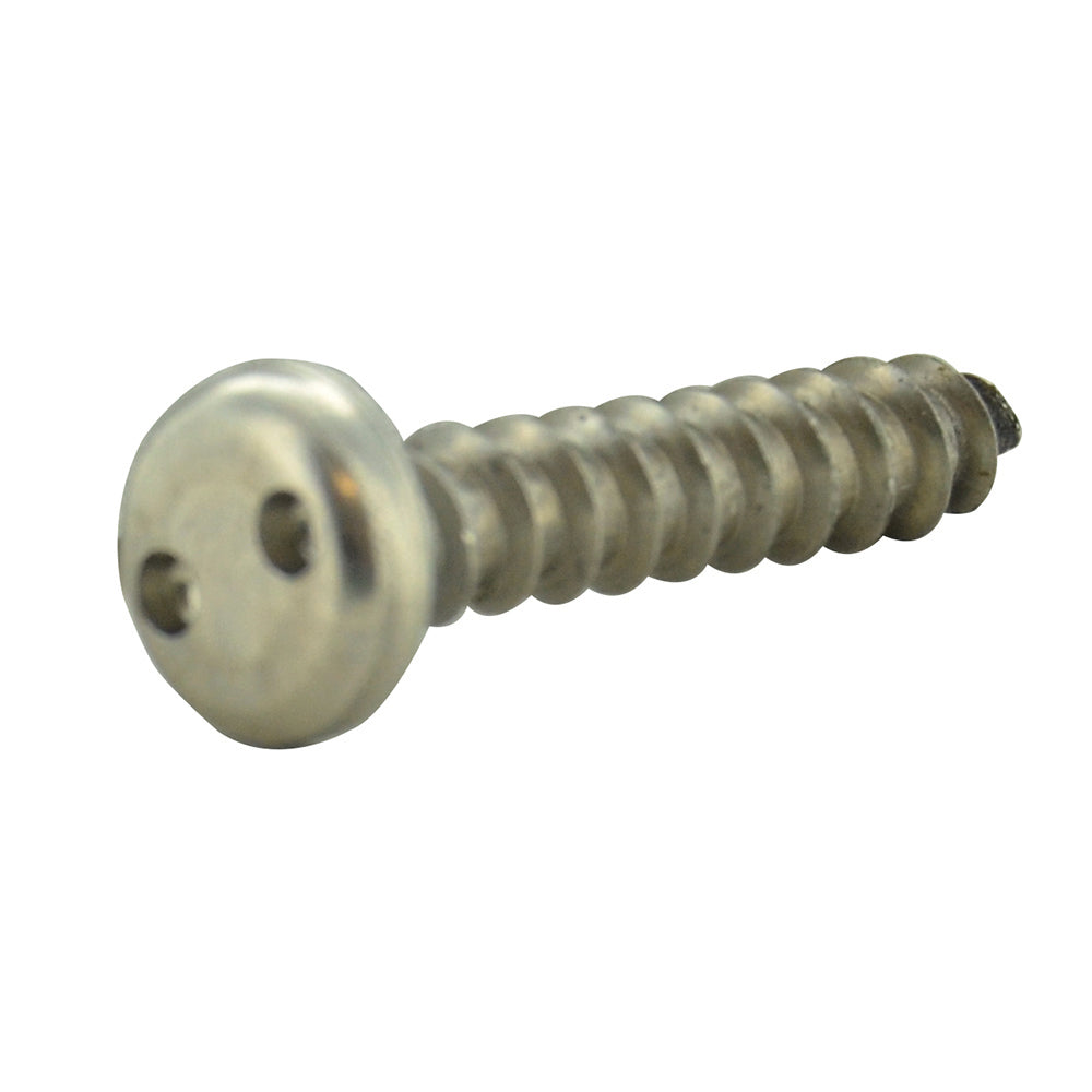 #10 x 1 Inch Stainless Steel Spanner Pan Head Tamper Resistant Sheet Metal Screw