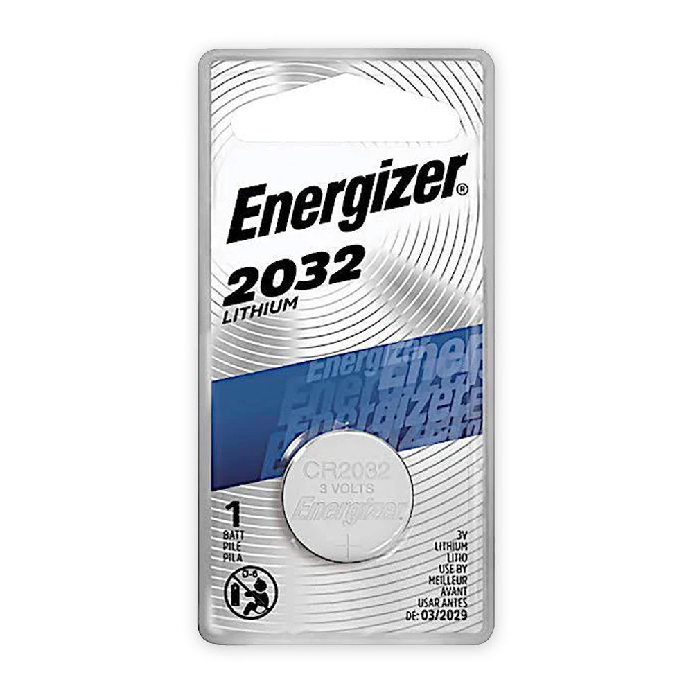 Energizer 3V CR2032 Lithium Coin Battery Carded