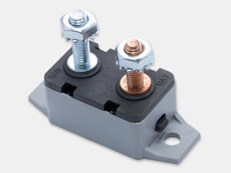 30 Amp Type Iii Push Button Reset 12/24V Stud Type Circuit Breaker