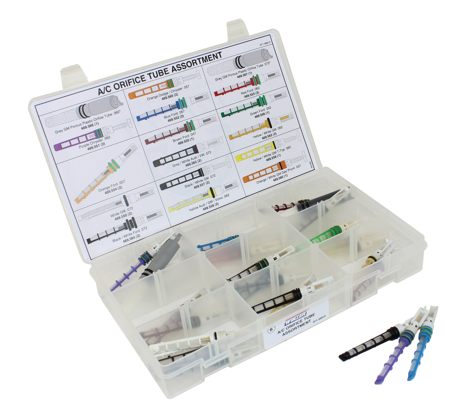 Winzer 18 Piece A/C Orifice Tube Assortment Drawer - Supplier Pre-Built Kit