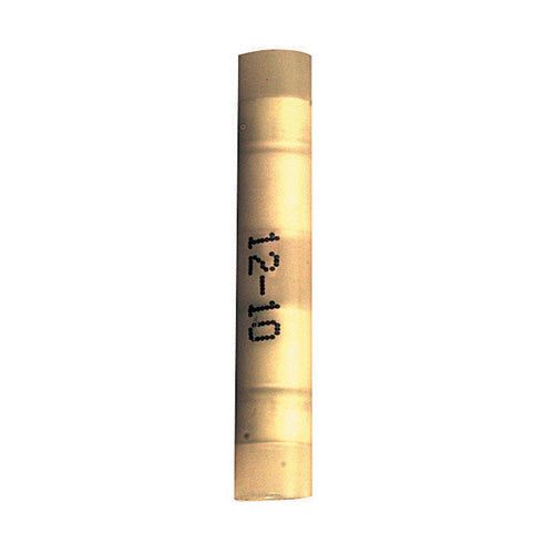12-10 Gauge Butt Connector 4-Piece Sleeve Nylon Insulated Yellow