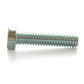 #10-24 x 1 Inch Coarse Zinc Plated Steel External Hex Unslotted Drive Hex Head Machine Screw