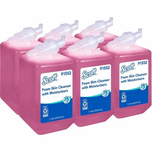 Scott Foam Skin Cleanser W/Moisturizers - 6 / 1000Ml