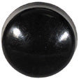 #10 Black Polypropylene Screw Cover