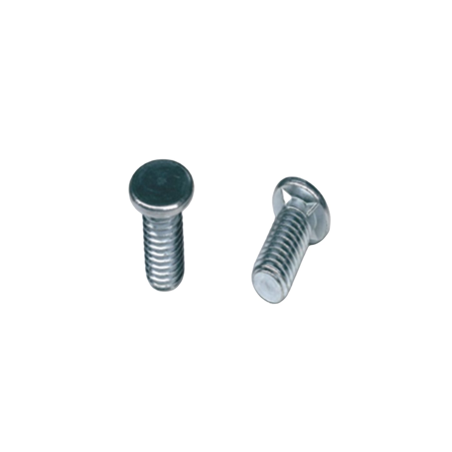1/2-13 x 1-1/4 Inch Coarse Zinc Plated Grade 5 Round Head Fin Neck