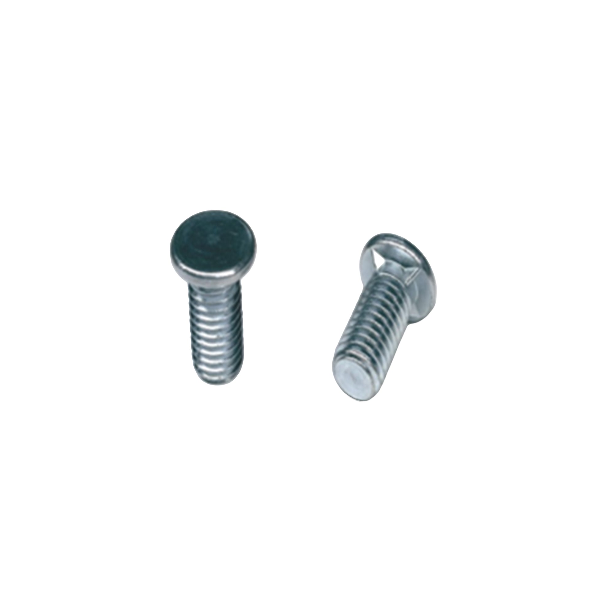 1/2-13 x 1-1/4 Inch Coarse Zinc Plated Grade 5 Round Head Fin Neck