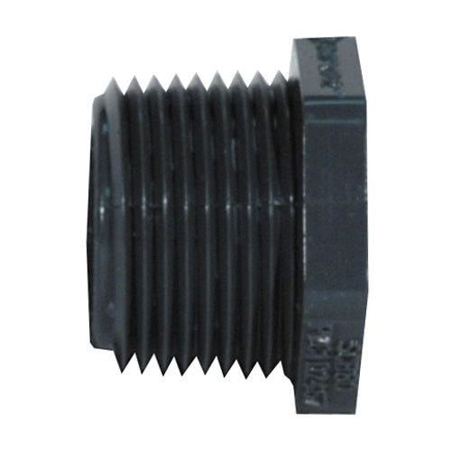 1 Inch x 3/4 Inch Mipt x Fipt Sch 80 Dark Gray Pvc Type 1 Flush Reducer Bushing